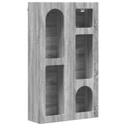 Armoire suspendue moderne avec &eacute;tag&egrave;res 59 x 20 x 100 cm grand espace de stockage salle de bain en