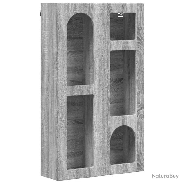 Armoire suspendue moderne avec �tag�res 59 x 20 x 100 cm grand espace de stockage salle de bain en