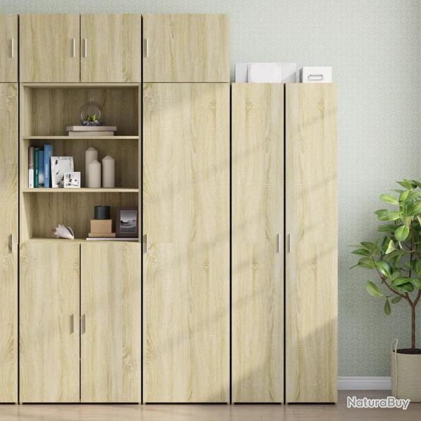 Armoire de rangement mince �conomique 50 x 42,5 x 225 cm pour salon chambre bureau en bois d'ing�ni