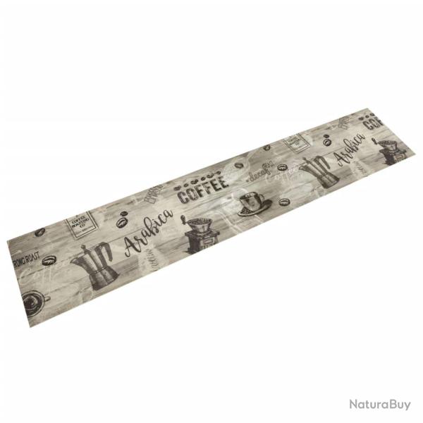 Tapis de cuisine lavable imprim� design �l�gant 300 x 60 cm antid�rapant ambiance cosy en velours g