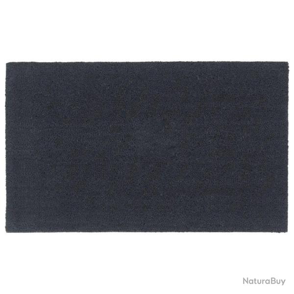 Tapis de porte touffet� int�rieur ext�rieur 90 x 150 cm antid�rapant gris fonc� en fibre de coco 02