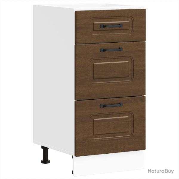 Armoire de cuisine Kalmar 40 x 46 x 81,5 cm pratique avec pieds r�glables ambiance moderne en bois