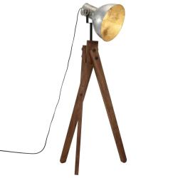 Lampadaire design industriel r&eacute;glable salon bureau 45 x 45 x 120 cm en fer argent vintage 02_0047528
