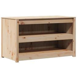 Armoire de cuisine moderne rangement spacieux 106 x 55 x 64 cm en pin massif ch&ecirc;ne brun 02_0052137