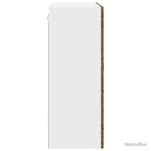 Armoire de cuisine rectangulaire pratique moderne 80 x 31 x 80 cm en bois d'ing�nierie bois ancien