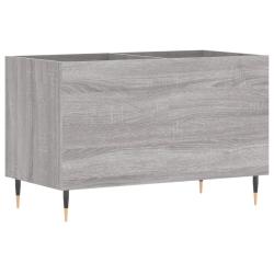 Armoire &agrave; disques pratique style industriel rangement espace 74,5 x 38 x 48 cm en bois d'ing&eacute;nierie