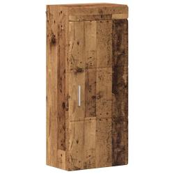 Armoire murale de salle de bain moderne avec &eacute;tag&egrave;re 37 x 24,5 x 86 cm espace de rangement durable