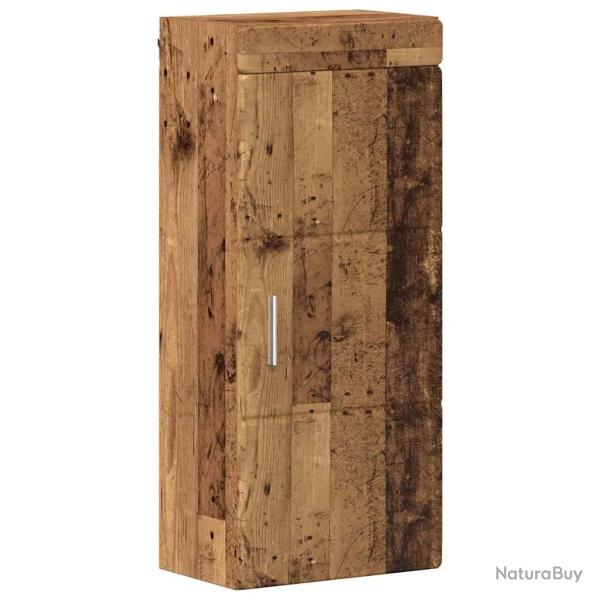 Armoire murale de salle de bain moderne avec �tag�re 37 x 24,5 x 86 cm espace de rangement durable