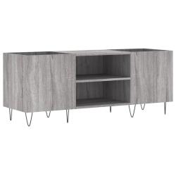 Armoire &agrave; disques classique rangement vinyles 121 x 38 x 48 cm espace grand dessus robuste en bois