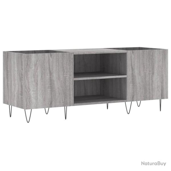 Armoire � disques classique rangement vinyles 121 x 38 x 48 cm espace grand dessus robuste en bois