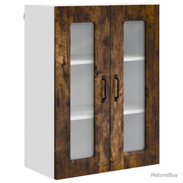 Armoire de cuisine rectangulaire moderne avec grand espace de rangement 60 x 31 x 80 cm en bois d'i