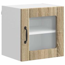 Armoire de cuisine moderne 40 x 31 x 40 cm rangement pratique design &eacute;pur&eacute; en bois d'ing&eacute;nierie ch&ecirc;