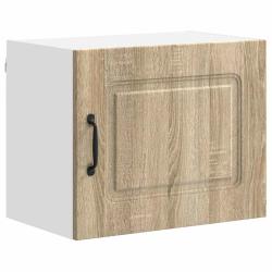Armoire de cuisine espace de rangement rectangulaire 50 x 31 x 40 cm en bois d'ing&eacute;nierie ch&ecirc;ne son