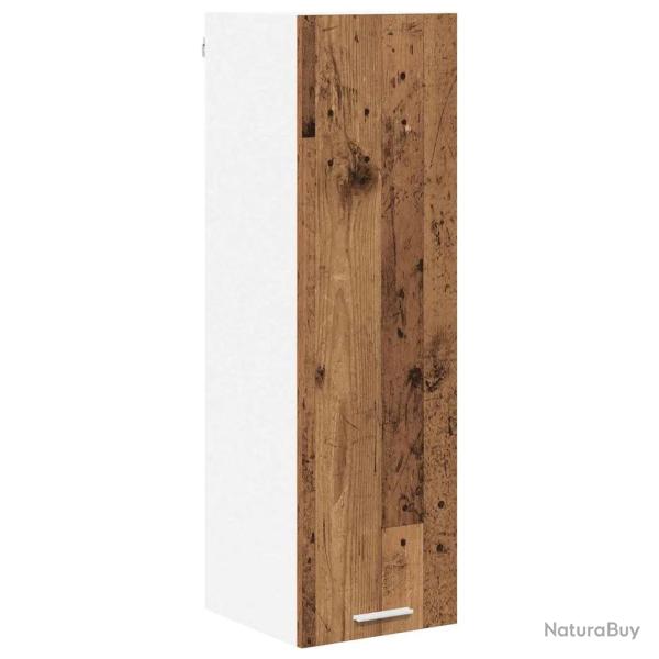 Armoire suspendue moderne pratique rangement 30 x 31 x 100 cm en bois d'ing�nierie ancien 02_0053375