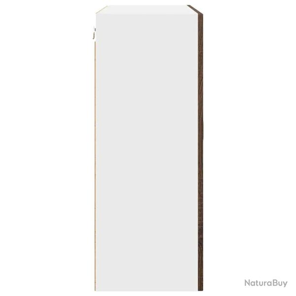 Armoire de cuisine rectangulaire moderne espace de rangement 80 x 31 x 80 cm en bois d'ing�nierie c
