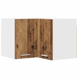 Armoire suspendue moderne grande capacit&eacute; rangement 57 x 57 x 40 cm en bois d'ing&eacute;nierie blanc 02_0