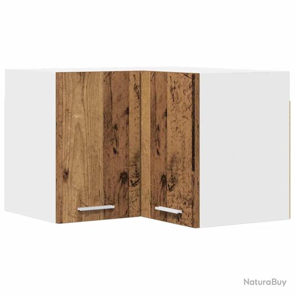 Armoire suspendue moderne grande capacit� rangement 57 x 57 x 40 cm en bois d'ing�nierie blanc 02_0