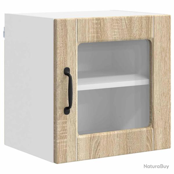 Armoire de cuisine moderne murale rangement efficace 40 x 31 x 40 cm en bois d'ing�nierie ch�ne son