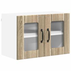 Armoire de cuisine moderne rectangulaire rangement pratique 60 x 31 x 40 cm en bois d'ing&eacute;nierie ch