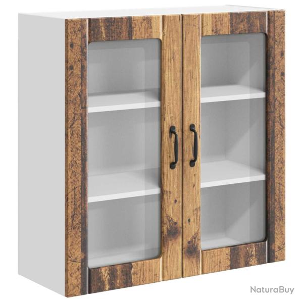 Armoire de cuisine moderne fonctionnelle rangement pratique 80 x 31 x 80 cm en bois d'ing�nierie bo