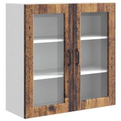 Armoire de cuisine moderne avec &eacute;tag&egrave;res 80 x 31 x 80 cm rangement pratique style contemporain en b