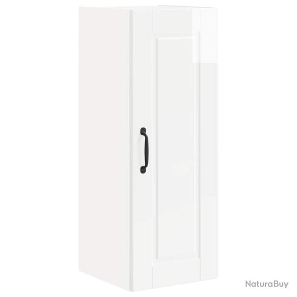Armoire de cuisine murale rangement pratique design moderne 30 x 31 x 80 cm en bois d'ing�nierie bl