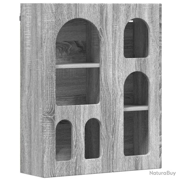 Armoire suspendue moderne avec 6 �tag�res 59 x 20 x 71 cm grande capacit� rangement salle de bain e