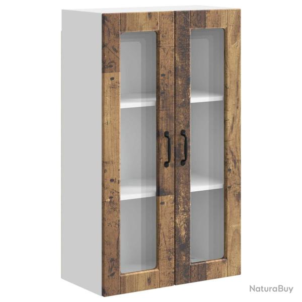 Armoire de cuisine moderne murale rangement efficace 60 x 31 x 100 cm en bois d'ing�nierie bois anc