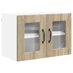 Armoire de cuisine murale moderne avec &eacute;tag&egrave;res 60 x 31 x 40 cm en bois d'ing&eacute;nierie ch&ecirc;ne sonoma 0