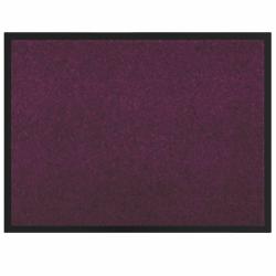 Tapis de porte rectangulaire absorbant et antid&eacute;rapant 60 x 40 x 1.2 cm en tissu teddy bordeaux 02_