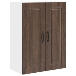 Armoire de cuisine design moderne murale 60 x 31 x 80 cm rangement fonctionnel en bois d'ing&eacute;nierie