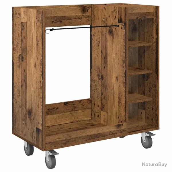 Armoire de rangement rectangulaire moderne int�rieur avec grand espace de stockage 90 x 45 x 98 cm