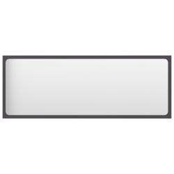 Miroir de salle de bain gris 100x1,5x37 cm agglom&eacute;r&eacute; 02_0006928