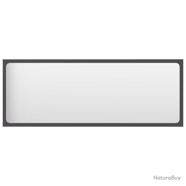 Miroir de salle de bain gris 100x1,5x37 cm agglom�r� 02_0006928