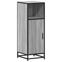 Armoire de salle de bain industrielle 35 x 37,5 x 100 cm grand rangement durable en bois gris 02_00