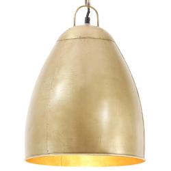 Lampe suspendue industrielle 142 x 32 cm pour ambiance cosy style rural en fer laiton 02_0046682