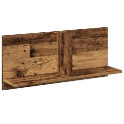 Armoire murale flottante 70 x 16 x 30 cm grand espace de rangement style vintage en bois d'ing&eacute;nier