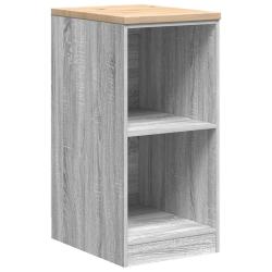 Armoire de rangement de garage sonoma 40 x 51 x 85 cm avec 2 &eacute;tag&egrave;res robuste design en bois pin 02