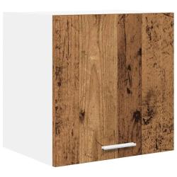 Armoire suspendue rectangulaire espace de rangement moderne 40 x 31 x 40 cm en bois d'ing&eacute;nierie bl