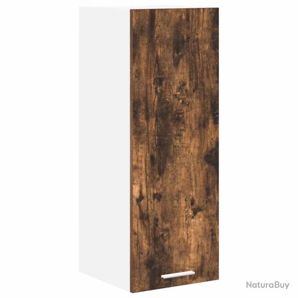 Armoire suspendue moderne rangement efficace 30 x 31 x 80 cm en bois d'ing�nierie blanc 02_0053289