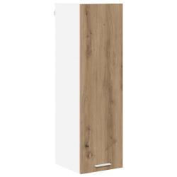 Armoire suspendue moderne design &eacute;pur&eacute; 30 x 31 x 100 cm rangement efficace en bois d'ing&eacute;nierie ch&ecirc;