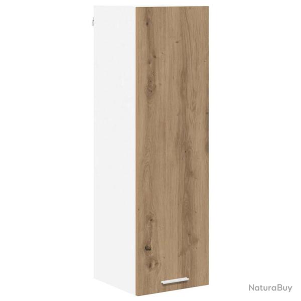Armoire suspendue moderne design �pur� 30 x 31 x 100 cm rangement efficace en bois d'ing�nierie ch�