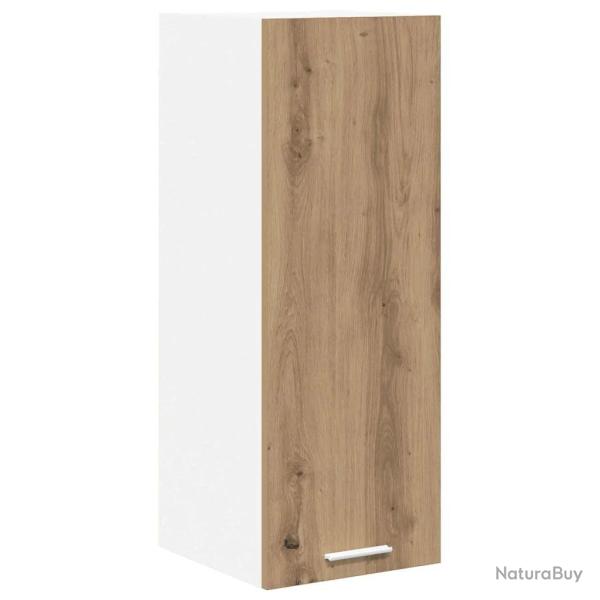 Armoire suspendue moderne grand espace de rangement 30 x 31 x 80 cm en bois d'ing�nierie blanc 02_0