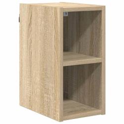 Armoire suspendue rangement int&eacute;rieur moderne design &eacute;pur&eacute; 20 x 29,5 x 40 cm en bois d'ing&eacute;nierie c