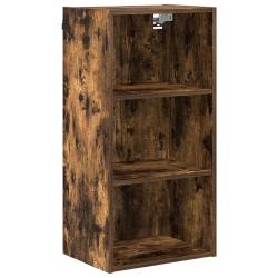 Armoire suspendue design moderne avec grand espace de stockage 40 x 29,5 x 80 cm en bois d'ing&eacute;nier