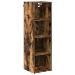 Armoire suspendue moderne avec grand espace de stockage 30 x 29,5 x 100 cm en bois d'ing&eacute;nierie ch&ecirc;