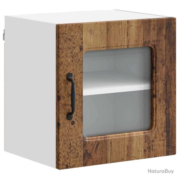 Armoire de cuisine rectangulaire moderne avec grand espace de rangement 40 x 31 x 40 cm en bois d'i