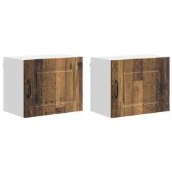 Lot de 2 armoires murales de cuisine modernes 50 x 31 x 40 cm avec grand espace de stockage en bois