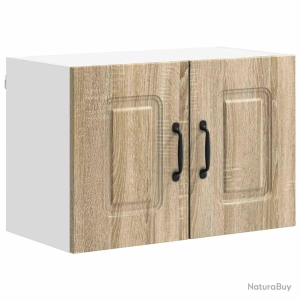 Armoire de cuisine rectangulaire design moderne 60 x 31 x 40 cm grand espace de stockage en bois d'