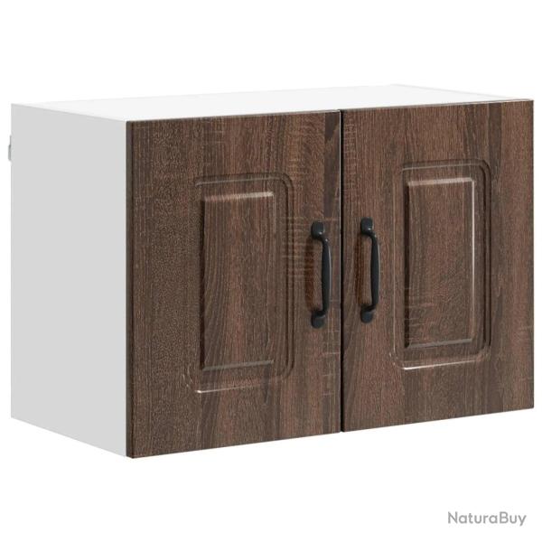 Armoire de cuisine rectangulaire moderne avec grand espace de stockage 60 x 31 x 40 cm en bois d'in
